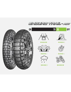Foto 3 | Foto 3 | Llanta Mitas Trasera 150/70r18 Tl/tt 70v Enduro Trail - Adv