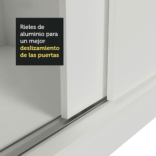 Foto 7 | Foto 7 | Clóset Madesa Blanco 2 Puertas