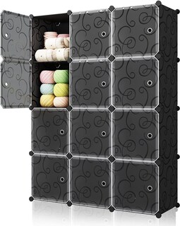 Foto 1 | Foto 1 | Practiksa Cubos De Almacenamiento Portátiles Estante Organizador Color Negro