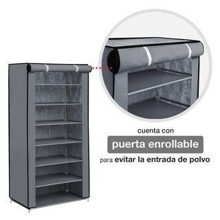 Foto 4 | Foto 4 | Zapatera Ag Box 7 Niveles color Gris con Cubierta Desmontable