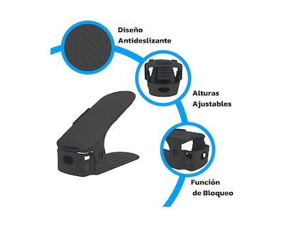 Foto 5 | Foto 5 | Zapatera Bluelander Negra 10 Piezas