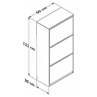 Foto 8 | Foto 8 | Zapatera Organizador Playcon 60 X 81 cm Tablero Liso Negro