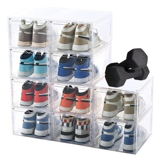 Foto 1 | Foto 1 | Cajas De Zapatos Apilables Organizador Transparente 10 Piezas