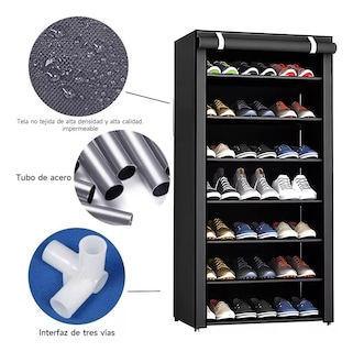 Foto 2 | Foto 2 | Zapatera De Closet Organizador Zapatos 7 Niveles Base Metal