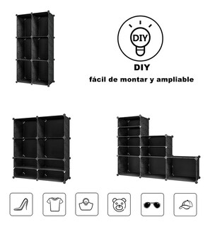 Foto 5 | Foto 5 | Zapatera Organizador Apilable 24 Pares Anti Polvo Con Puerta