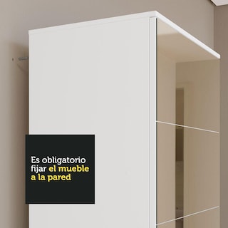 Foto 5 | Foto 5 | Zapatera Madesa Isis 1 Puerta Con Espejo Blanco