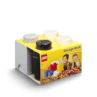 Foto 7 | Foto 7 | Cajas De Almacenamiento Lego, Juego De 3, Gris/blanco/negro, - Venta Internacional.