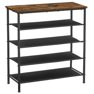 Foto 1 | Foto 1 | Zapatero Vasagle De 5 Niveles Para 12 A 16 Pares Con 4 Estantes De Tela