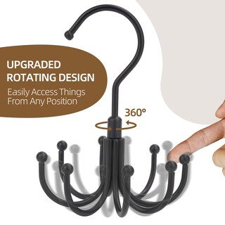 Foto 2 | Foto 2 | Colgador De Cinturón Zedodier Para Accesorios De Armario, Paquete De 2, Negro - Venta Internacional.