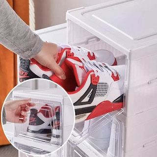 Foto 7 | Foto 7 | Cajas Organizadoras De Zapatos Sneakers Plegable Zapatera