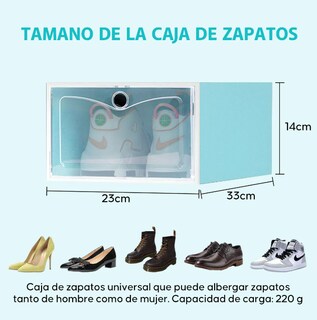 Foto 3 | Foto 3 | Zapatera de Cajas Apilables de Plástico Xtellar Azul 12 Piezas