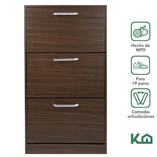 Foto 2 | Foto 2 | Mueble Zapatero Zapatera Organizador Madera 18 Pares Hogar