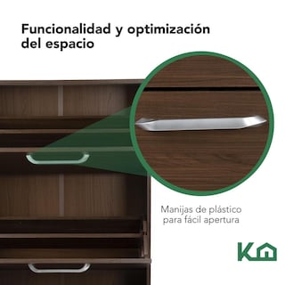 Foto 3 | Foto 3 | Mueble Zapatero Zapatera Organizador Madera 18 Pares Hogar