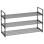 Zapatero Songmics De 3 Niveles, Metal, 12 A 15 Pares, Negro Ulsa13bk - Venta Internacional.