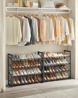 Foto 3 | Foto 3 | Organizador De Zapatos De Metal, 8 Niveles, De Shoe Rack Songmics, 32 A 40 Pares - Venta Internacional.