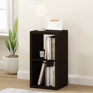 Foto 3 | Foto 3 | Organizador De Almacenamiento Furinno Cubicle Con Parte Trasera Abierta, 2 Cubos, Roble Oscuro - Venta Internacional.