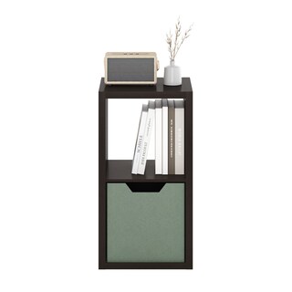 Foto 6 | Foto 6 | Organizador De Almacenamiento Furinno Cubicle Con Parte Trasera Abierta, 2 Cubos, Roble Oscuro - Venta Internacional.