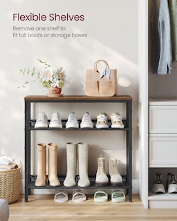 Foto 5 | Foto 5 | Organizador De 4 Niveles Para Zapatos Vasagle Con Estantes De Almacenamiento, 75 X 30 Unidades - Venta Internacional.