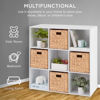 Foto 4 | Foto 4 | Organizador De Almacenamiento Best Choice Products, 9 Cubos, Blanco - Venta Internacional.