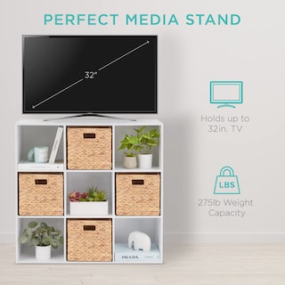 Foto 5 | Foto 5 | Organizador De Almacenamiento Best Choice Products, 9 Cubos, Blanco - Venta Internacional.