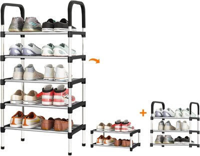 Foto 2 | Foto 2 | Zapatera Acero 5 Niveles Organizador Hogar Closet Aleissi 701358 Platedo