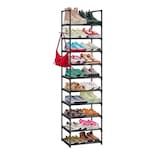 Zapatera 10 Niveles Rack Multifuncional Organizador Bolsas