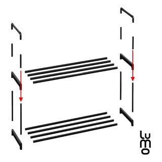 Foto 5 | Foto 5 | Zapatera 10 Niveles Rack Multifuncional Organizador Bolsas
