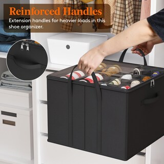 Foto 3 | Foto 3 | Organizador De Almacenamiento De Zapatos Lifewit Para 12 A 16 Pares, Paquete De 2, Negro - Venta Internacional.