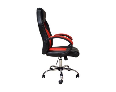 Foto 2 | Foto 2 | Silla Gamer Warpanther Naceb Techonology Base de Metal color Negro/rojo
