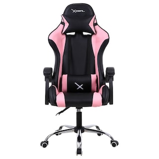 Foto 1 | Foto 1 | Silla Gamer Xzeal Xz05 Negro/rosa Foam 165 Giro Soporte Estrella (xzsxz05p)
