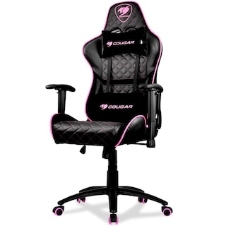 Foto 2 | Foto 2 | Silla Gamer Cougar Armor One Eva Ajustable Reclinable Negro/rosa