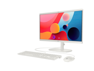 All-in-one Hp Desktop 22-dg0230la 21.5'' Intel Core I3 8gb Ram 512gb Ssd Fhd Blanco Cerámica