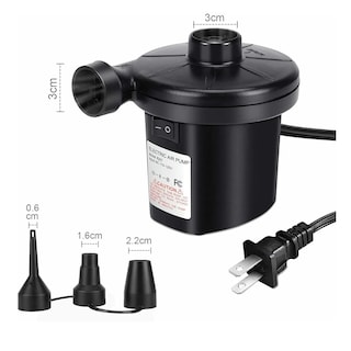 Foto 3 | Foto 3 | Inflador Eléctrico Para Colchones Y Piscinas Inflables Eo Safe Imports ESI-235 Negro