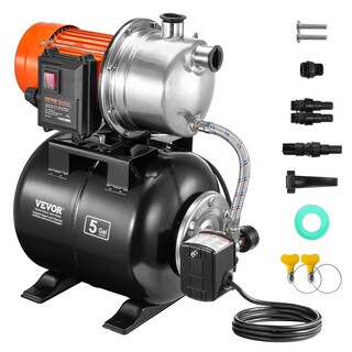 Foto 1 | Foto 1 | Bomba Para Pozos Poco Profundos Vevor 1.6 Hp 1320 Gph Con Tanque De Presión - Venta Internacional.