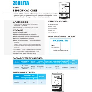 Foto 2 | Foto 2 | Zeolita Filtrante para Piscinas Purikor