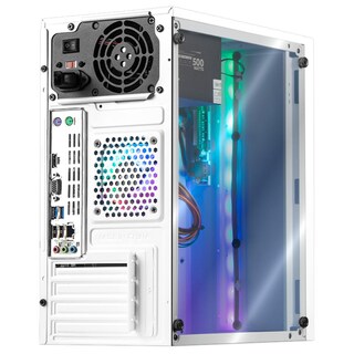 Foto 4 | Foto 4 | Xtreme PC Amd Radeon R2 Dual Core E1 8GB SSD 240GB Wifi RGB color Blanco