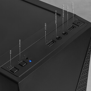 Foto 5 | Foto 5 | CPU Xtreme PC Gaming Negro AMD Radeon Vega Renoir Ryzen 5 5600G 16 GB SSD 500 GB Wifi RGB