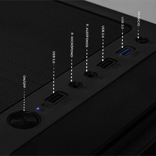 Foto 5 | Foto 5 | Xtreme Pc Gaming Geforce Rtx 4060 Amd Ryzen 5 5500 32gb Ssd 1tb Wifi Kronos Black