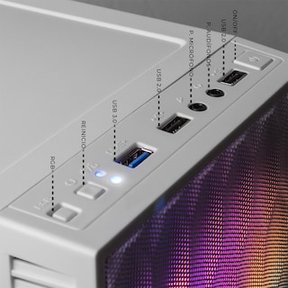Foto 5 | Foto 5 | Xtreme Pc Gaming Computadora Intel Core I5 12400 16gb Ssd 1tb Wifi Fuji White