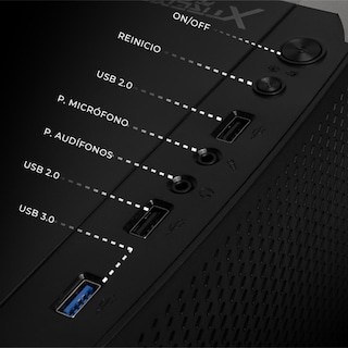 Foto 5 | Foto 5 | Xtreme Pc Gaming Amd Radeon Vega Renoir Ryzen 7 5700g 32GB Ssd 1tb Wifi Air Max Black