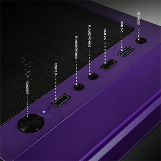 Foto 5 | Foto 5 | Xtreme Pc Gaming Geforce Rtx 4060 Amd Ryzen 7 5700 32gb Ssd 1tb Wifi Kronos Violet