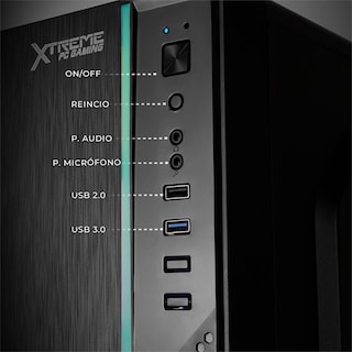 Foto 5 | Foto 5 | Xtreme Pc Gaming Amd Radeon Vega 8 Ryzen 3 3200g 3.6 Ghz Quad Core 16gb Ssd 500gb Wifi Ultron Black