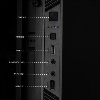 Foto 5 | Foto 5 | Xtreme Pc Gaming Amd Radeon Vega Renoir Ryzen 3 5300g 16gb Ssd 500gb Wifi Black