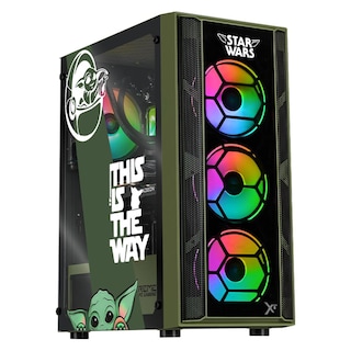 Foto 1 | Foto 1 | Xtreme PC Gaming AMD Radeon RX 7600 Ryzen 7 5700 32GB SSD 1TB Sistema Liquido WIFI Grogu Comic