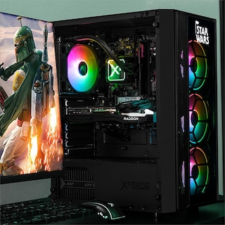 Foto 6 | Foto 6 | Xtreme PC Gaming AMD Radeon RX 7600 Ryzen 7 5700 32GB SSD 1TB Sistema Liquido WIFI Boba Comic