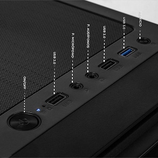 Foto 5 | Foto 5 | Xtreme Pc Gaming Amd Radeon Vega Renoir Ryzen 7 5700g 32gb Ssd 1tb Wifi Black