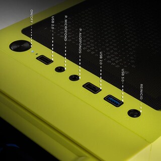 Foto 5 | Foto 5 | Xtreme Pc Gaming Amd Radeon Vega Renoir Ryzen 7 5700g 32gb Ssd 1tb Wifi Neon Green