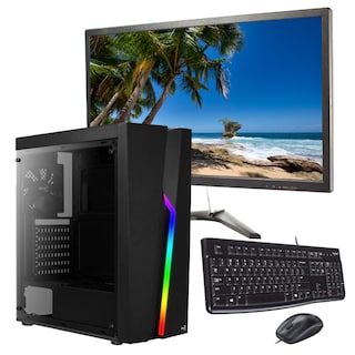Foto 1 | Foto 1 | Servidor PC Gamer Ryzen 5 5600G RAM 32GB SSD 480GB 500W Monitor 21.5 \