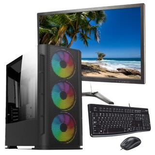 Foto 1 | Foto 1 | Servidor Pc Gamer Ryzen 5 5600g Ram 32gb Hdd 1tb 500w Monitor 21.5