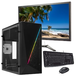 Foto 1 | Foto 1 | Servidor Pc Gamer Ryzen 5 5600g Ram 32gb Ssd 240gb 500w Monitor 21.5 DreamMachineMx